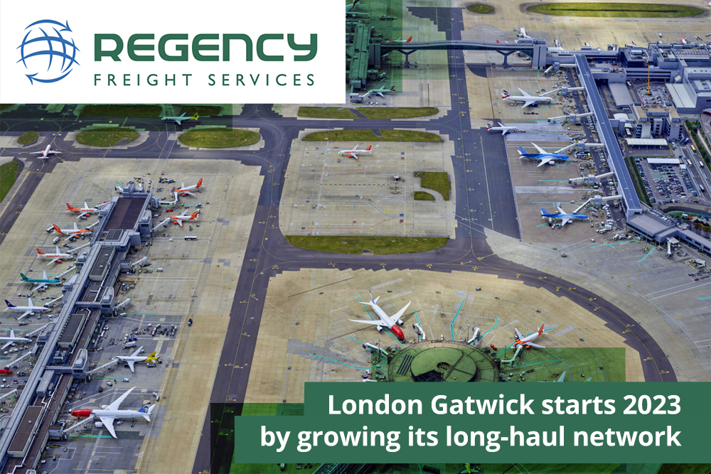 London Gatwick starts 2023 by growing its long-haul network