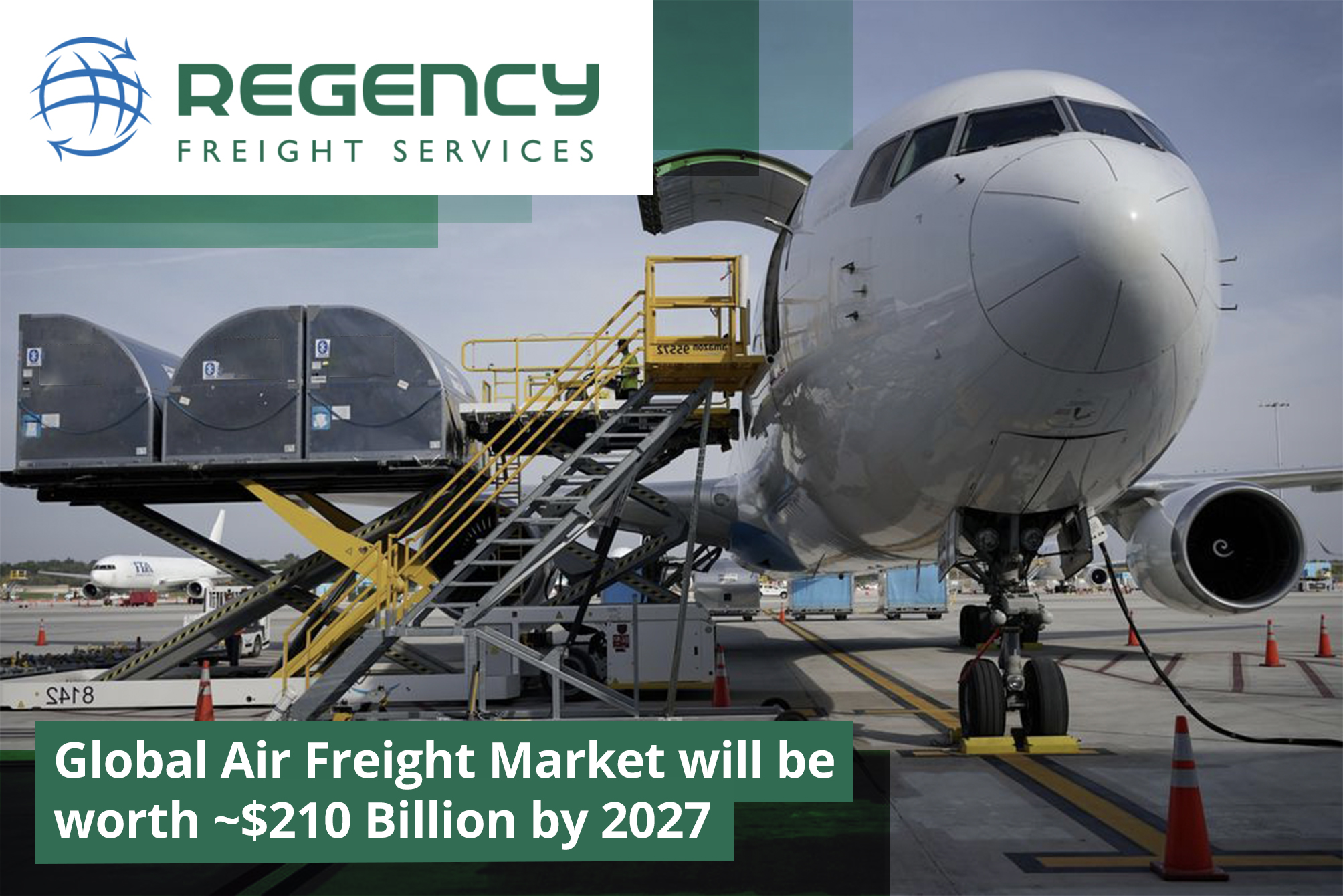 Global Air Freight Market will be worth ~$210 Billion by 2027