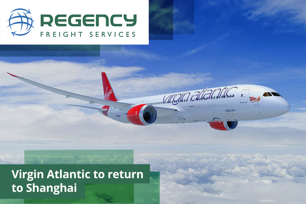Virgin Atlantic to return to Shanghai