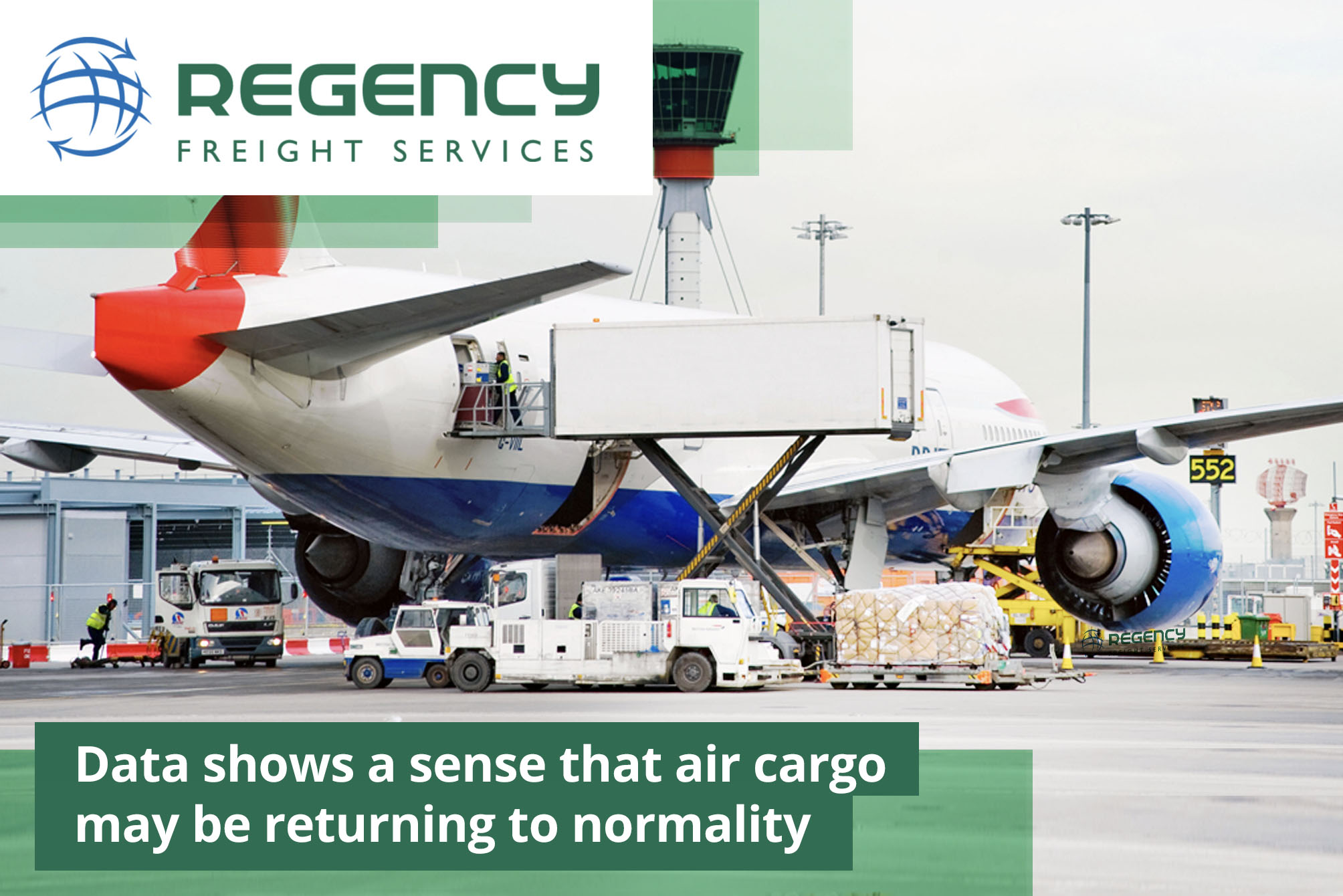 Data shows a sense that air cargo may be returning to normality