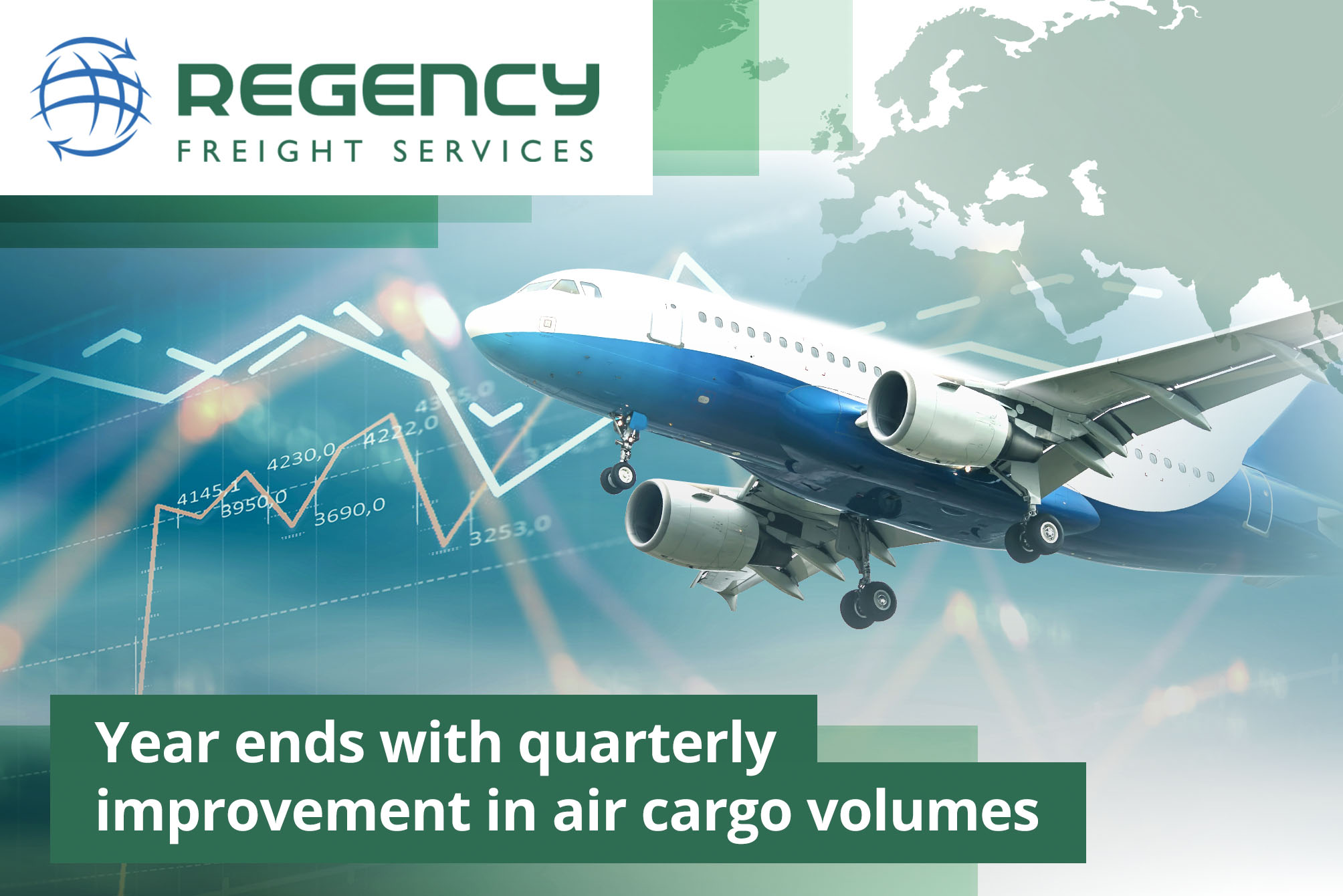 Year ends with quarterly improvement in air cargo volumes