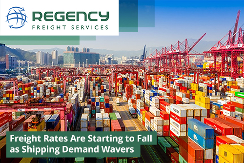 Freight Rates Are Starting to Fall as Shipping Demand Wavers
