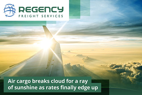 Air cargo breaks cloud for a ray of sunshine as rates finally edge up
