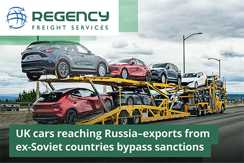 UK cars reaching Russia  exports from ex-Soviet countries bypass sanctions