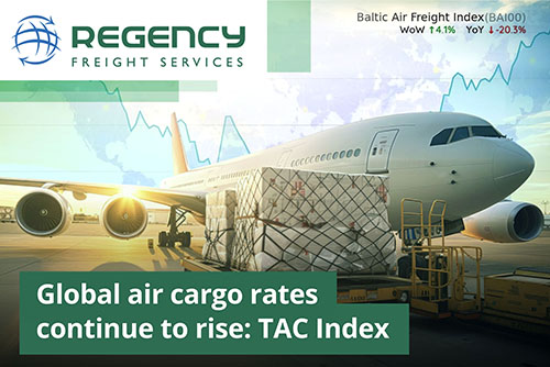 Global air cargo rates continue to rise by TAC Index